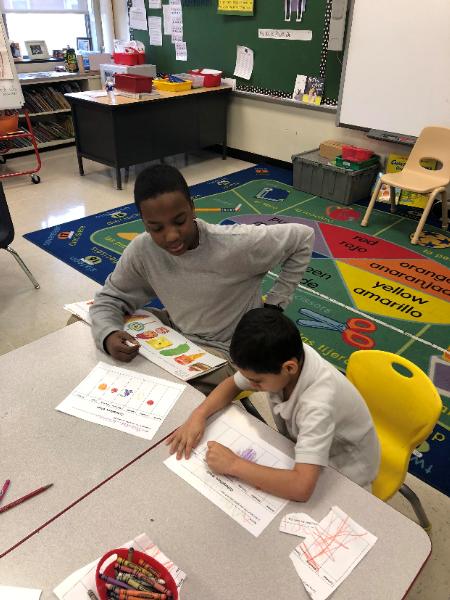 Bayard students participate in "I Love to Read Month" as guest readers
